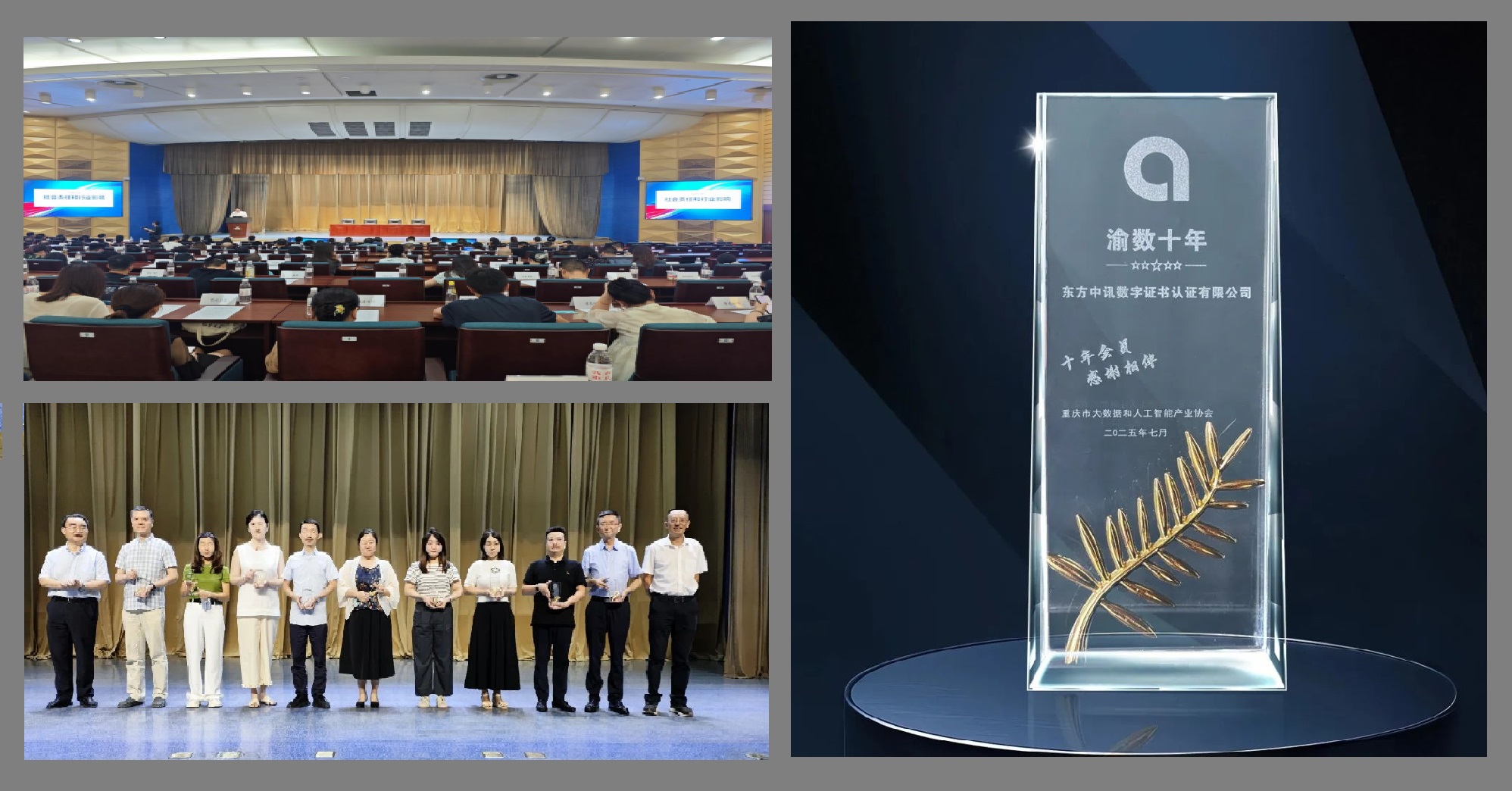 东方中讯荣膺“大数据和人工智能产业协会”荣誉会员